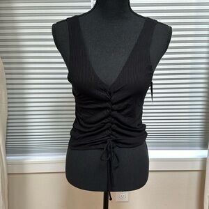 American Eagle Soft & Sexy Rib Tie Front Tank